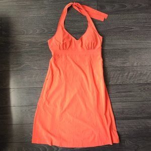 Athleta coral Pack Everywhere halter dress